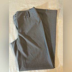 Brand new - Nue Options gray boot cut dress pants, size 4, Mid-Rise fit